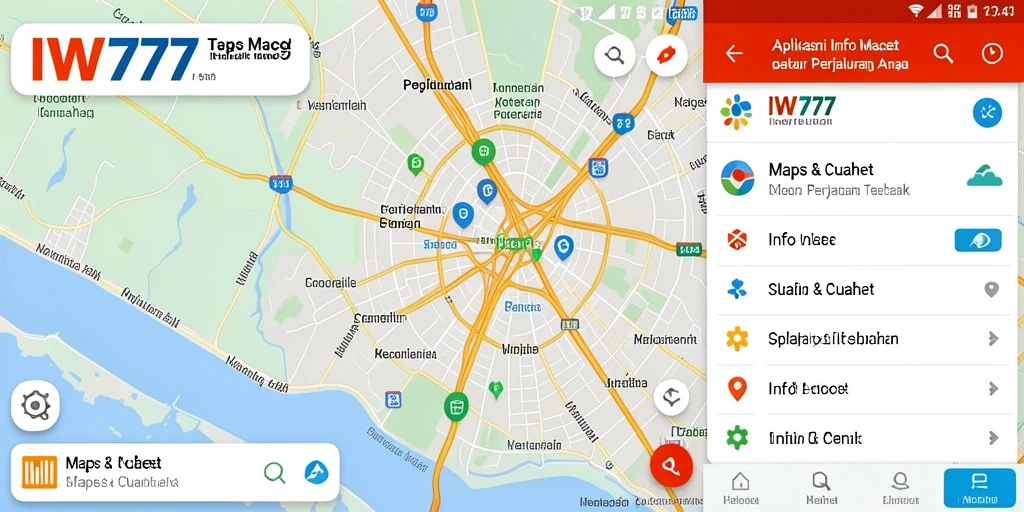 Tampilan antarmuka IW777 yang informatif dan mudah digunakan.