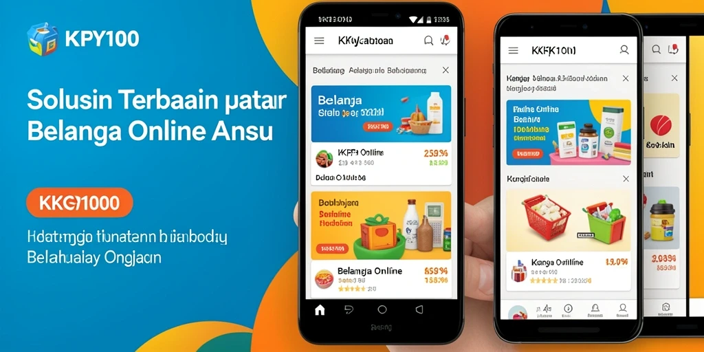 Tampilan antarmuka KPK100 yang modern untuk belanja online.