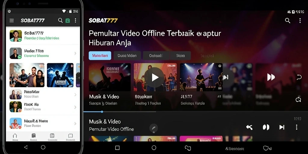 Tampilan antarmuka SOBAT777 yang sederhana dan menarik.