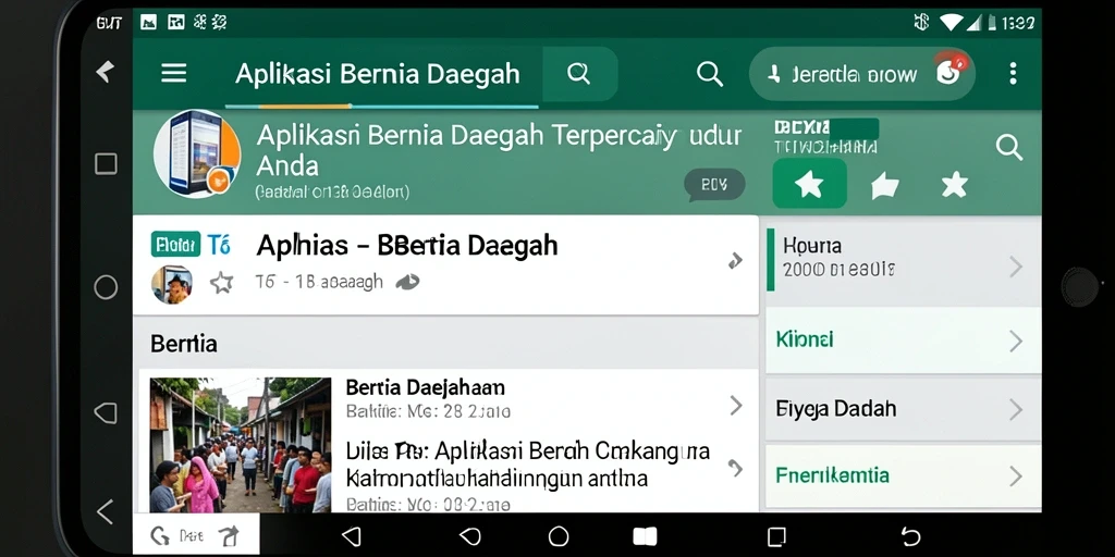 Antarmuka aplikasi T6 yang informatif dan mudah digunakan.