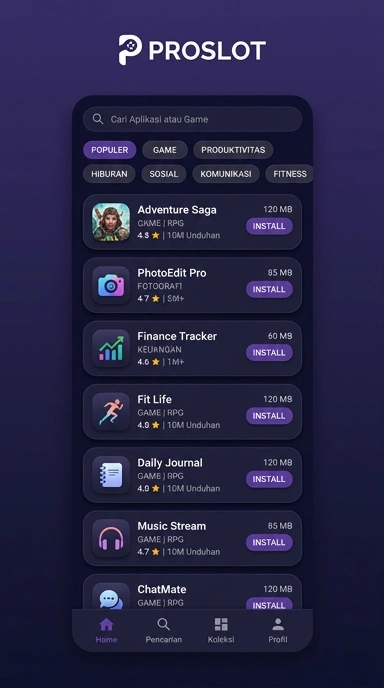 proslot — Indeks Aplikasi Populer & Kanal Uji Terlengkap