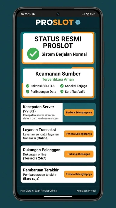 Kanal Resmi Proslot - Unduh APK Proslot Sekarang